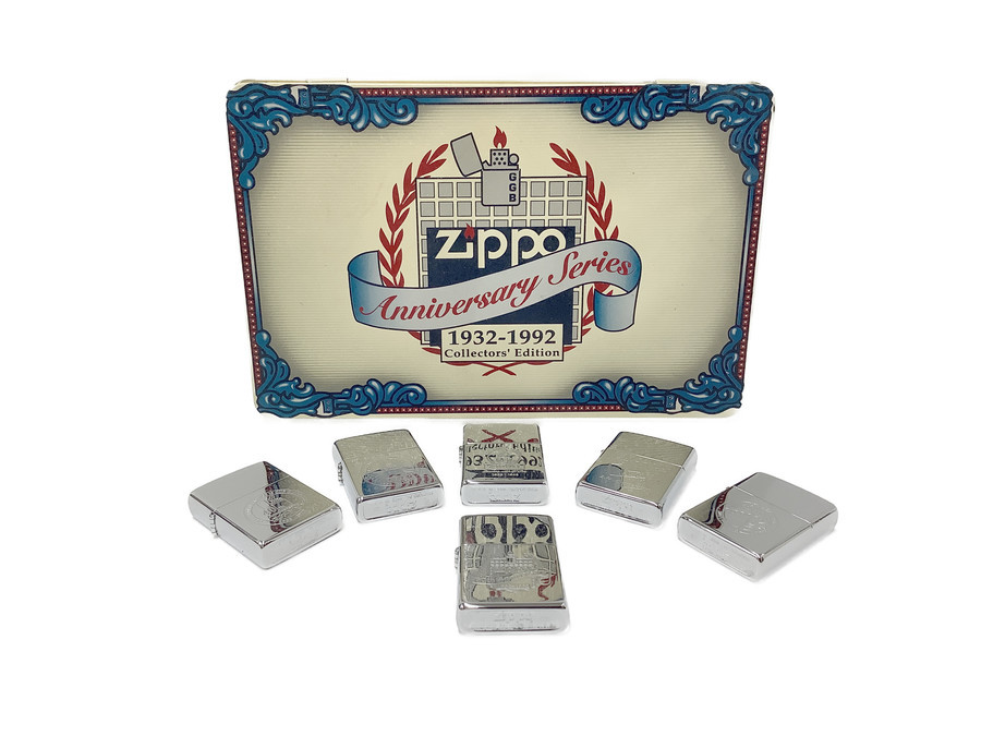 スマホで購入】ZIPPO(ジッポ)60周年アニバーサリーシリーズ6点セットの