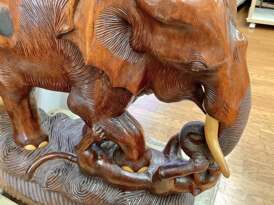 木彫りの象』の置物をご紹介します!!【武蔵村山店】｜2020年08月20日