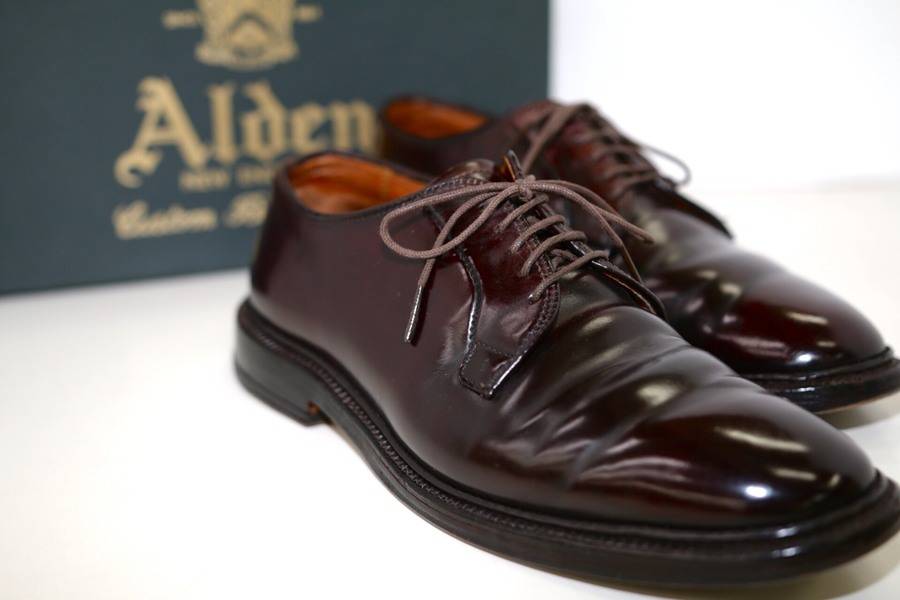 【美品】Alden オールデン プレーントゥ 革靴