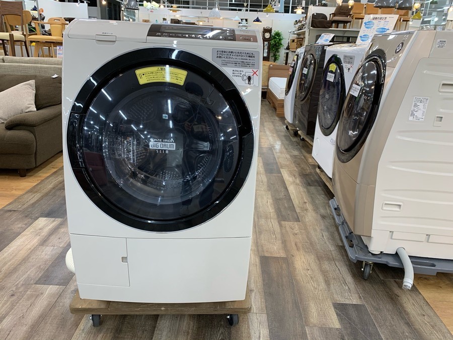 HITACHIドラム洗濯機 キロ‼️年 OFF .0%OFF
