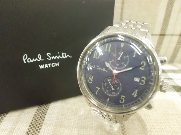 ポールスミスの腕時計、ザ・シティ ツーカウンタークロノグラフが買取