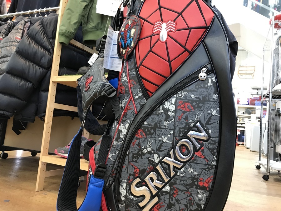 新品タグ付き】数量限定モデル SRIXON×スパイダーマン スタンド 