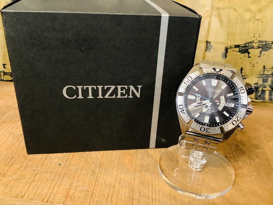 腕時計買取強化中】CITIZENよりダイバーズウォッチ PMD56-3083を買取