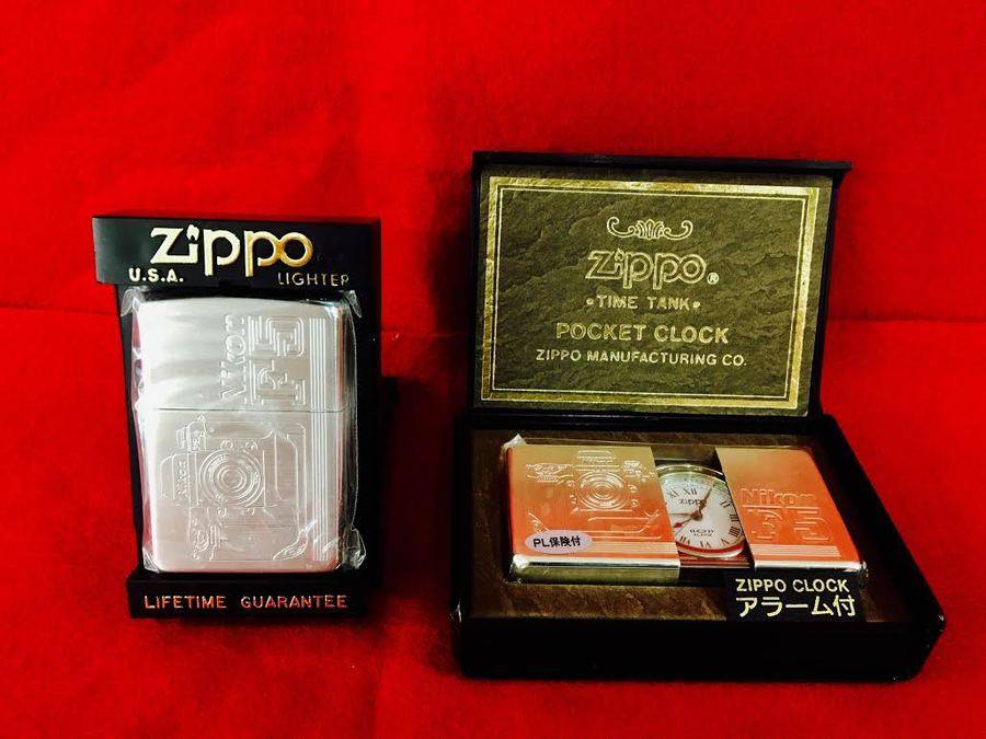 ZIPPOのオイルライターとポケットクロックを買取入荷しました