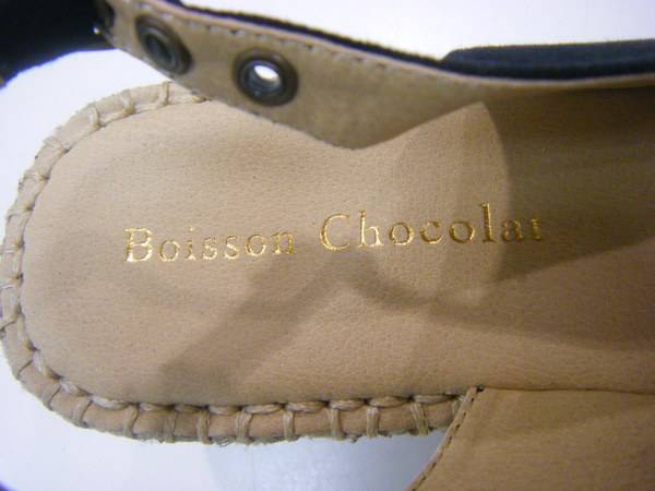 女性必見 Boisson Chocolat ボワソン ショコラ ツイストジュートサンダル入荷です しかも未使用品 12年05月29日