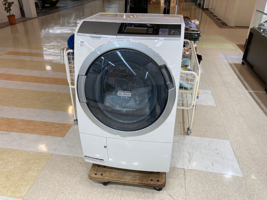 日立 10.0kg ドラム式洗濯機 2015年製 BD-ST9700L」入荷！【習志野店