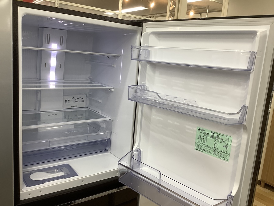 新生活に向けて！MITSUBISHI（三菱）ガラストップ3ドア冷蔵庫をご紹介 