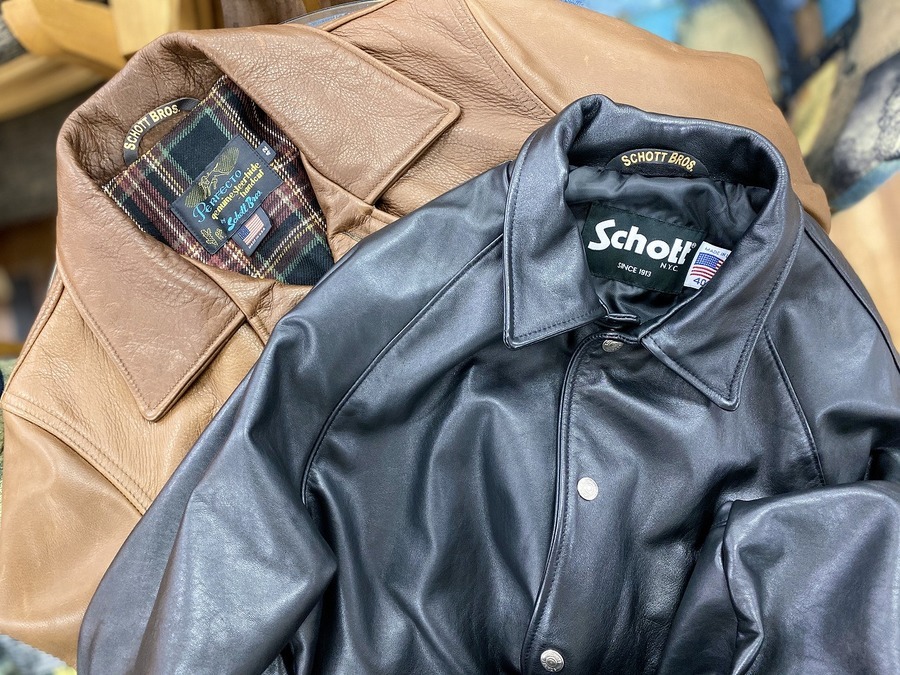 当店おすすめ♪】Schott(ショット)のレザージャケットをご紹介♪【市川 