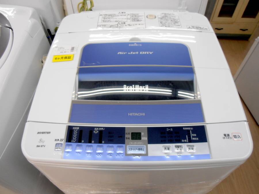 HITACHI(日立)の8.0kg全自動洗濯機「BW-8TV」をご紹介！！｜2018年10月