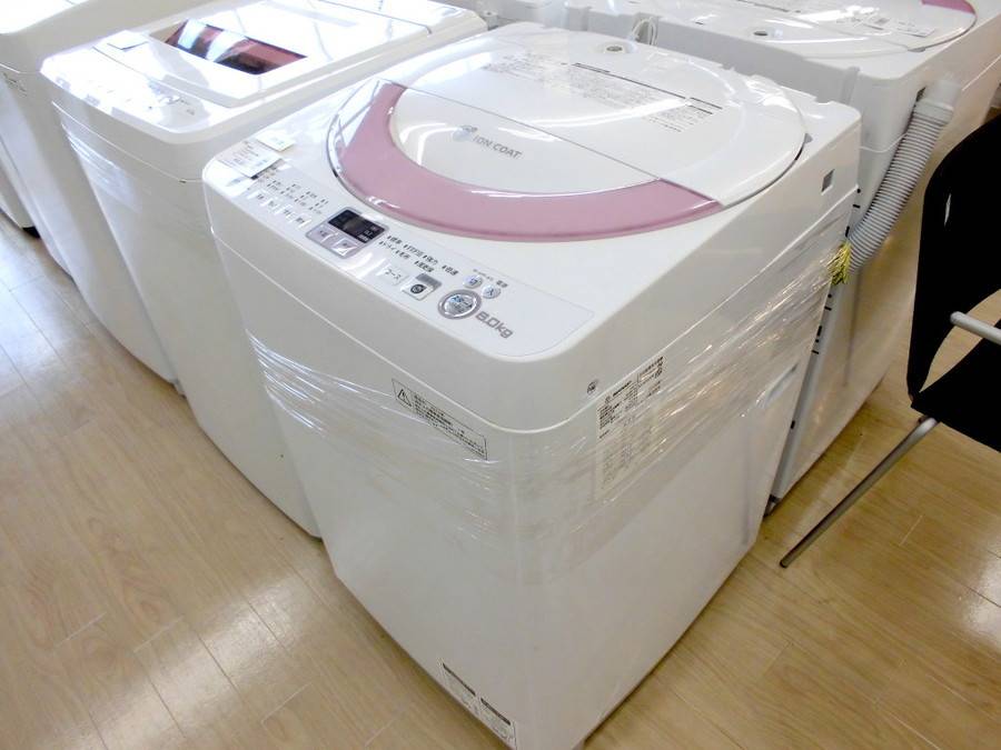 2013年製SHARP(シャープ)の6.0kg全自動洗濯機「ES-GE60N-P」をご紹介