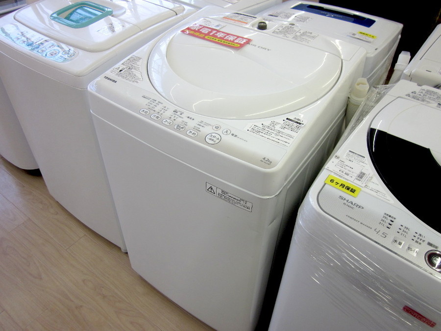 TOSHIBA(東芝)の4.2kg全自動洗濯機「AW-4S2」をご紹介！｜2019年04月05日