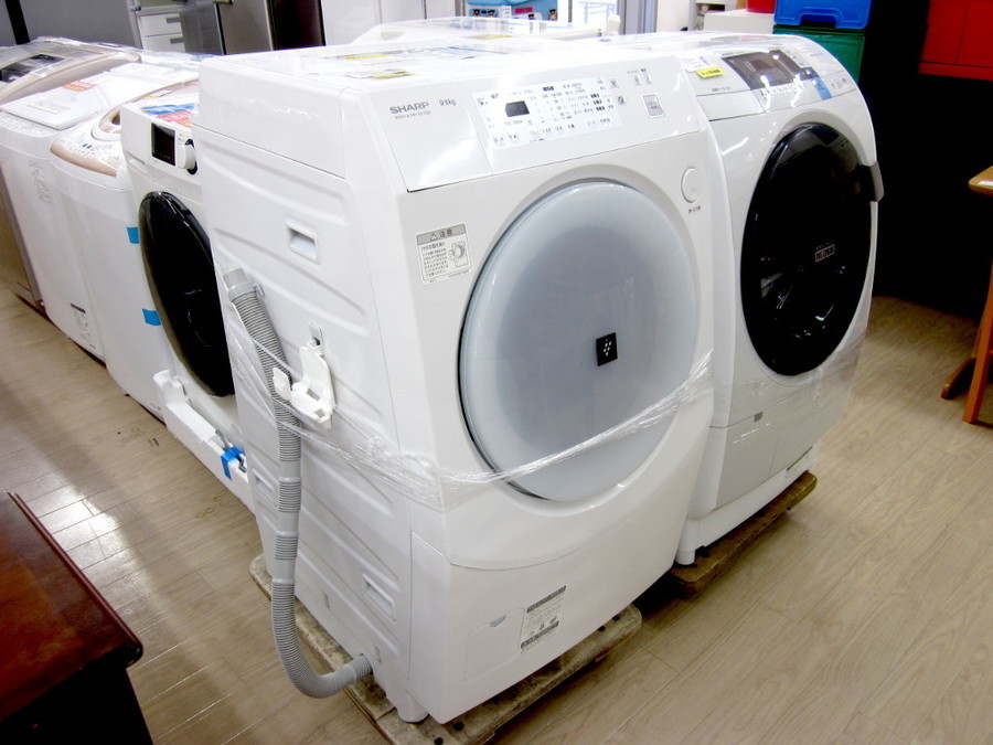 美品 SHARP ES-V220-AR ドラム式洗濯乾燥機 プラズマクラスター 洗濯機 販促キャンペーン