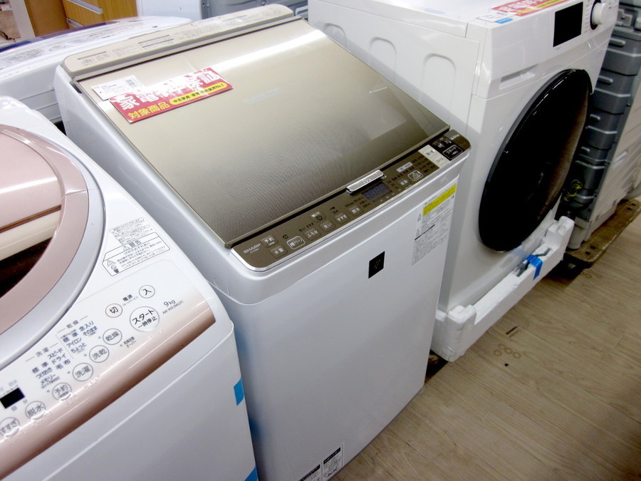 SHARP(シャープ)の8.0kg縦型洗濯乾燥機「ES-GX8A」をご紹介！！｜2019 
