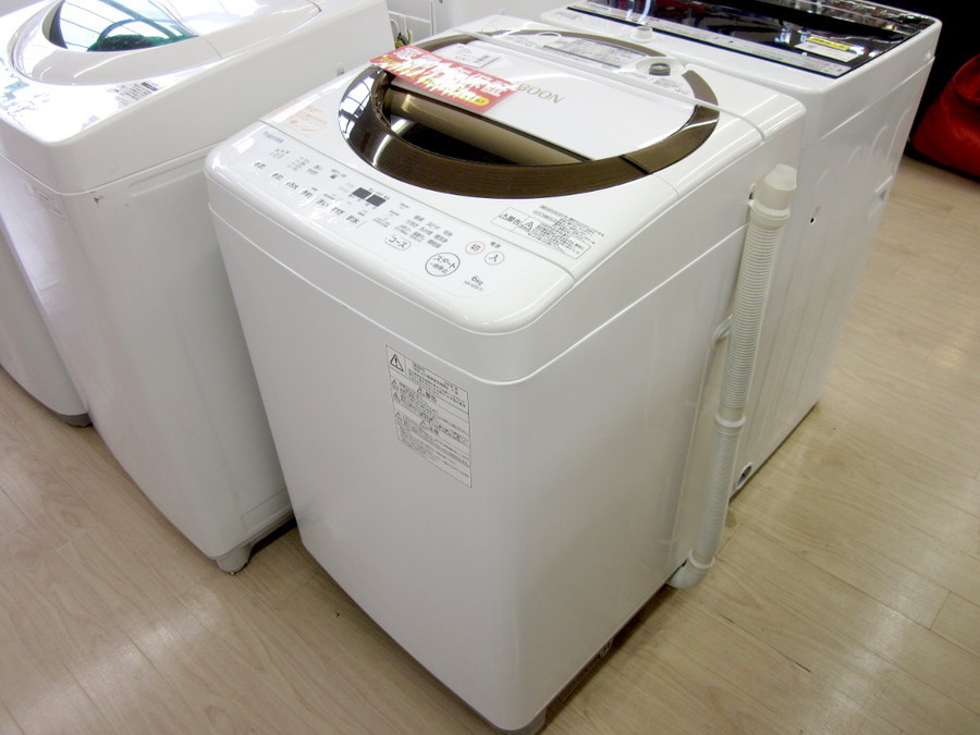 TOSHIBA(東芝)の6.0kg全自動洗濯機 2018年製「NW-6D6」｜2019年08月30日