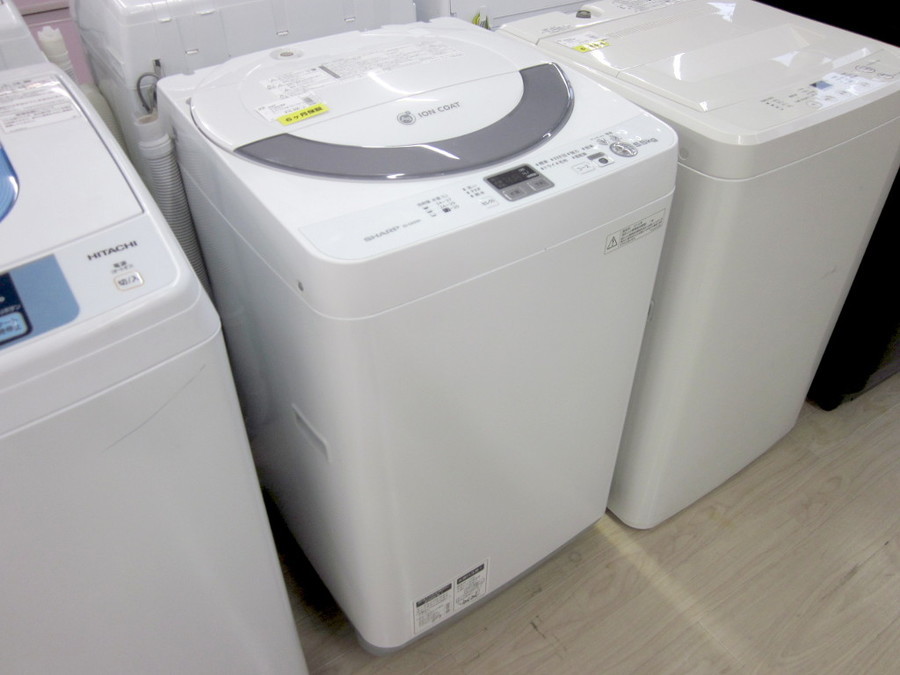 SHARP(シャープ)の5.5kg全自動洗濯機 2014年製「ES-GE55N-S」｜2019年