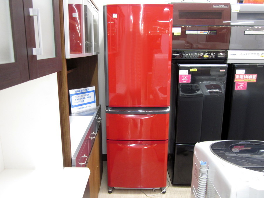 MITSUBISHI(三菱)の370L 3ドア冷蔵庫 2011年製「MR-C37ES」｜2019年10