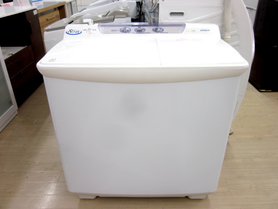 HITACHI(日立)の8.0kg 2槽式洗濯機 2019年製「PS-80S」｜2019年12月31日