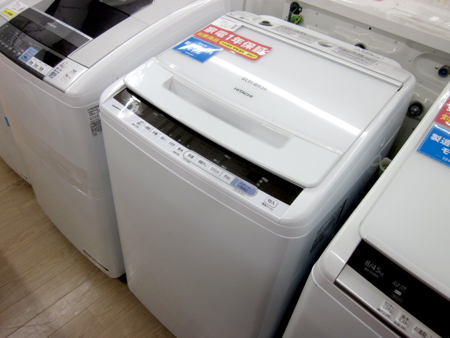 HITACHI(日立)の8.0kg 全自動洗濯機 2019年製「BW-V80CE6」｜2020年01 ...