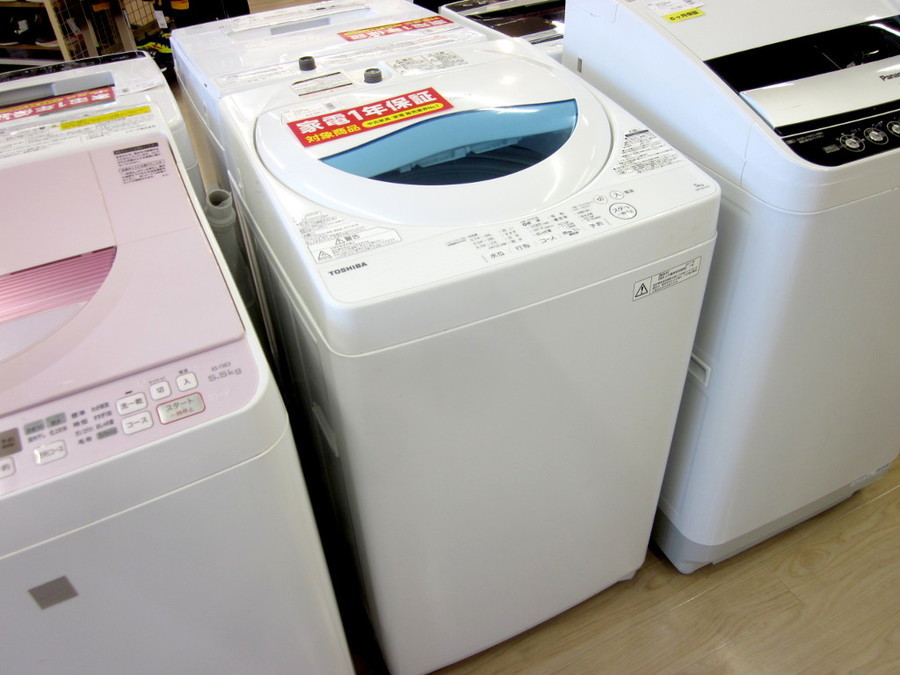 TOASIBA(東芝)の5.0kg 全自動洗濯機 2017年製「AW-5G5」｜2020年02月06 
