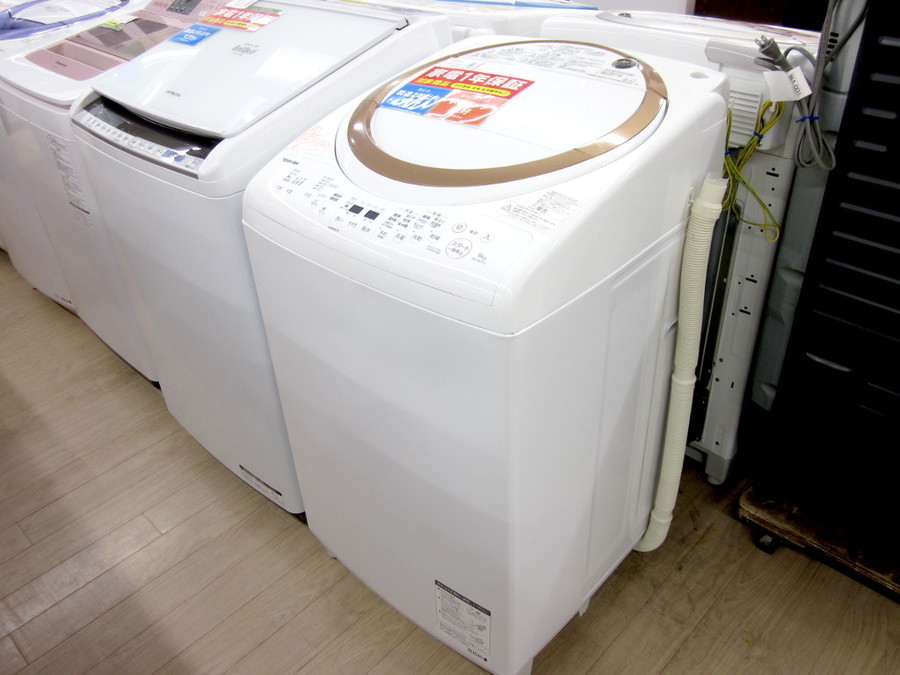 TOSHIBA(東芝)の9.0kg縦型洗濯乾燥機2019年製「AW-9V7」｜2020年03月17