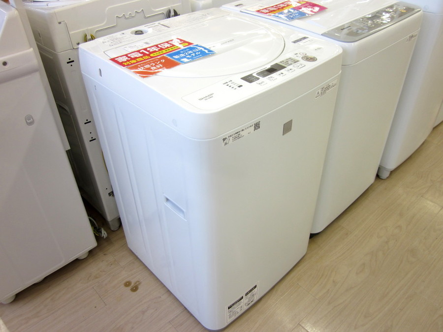 SHARP(シャープ)の4.5kg 全自動洗濯機 2019年製「ES-G4E6」｜2020年03 ...