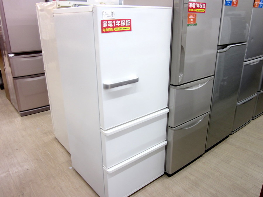283A AQUA 3ドア大容量冷蔵庫 272L 送料設置無料-