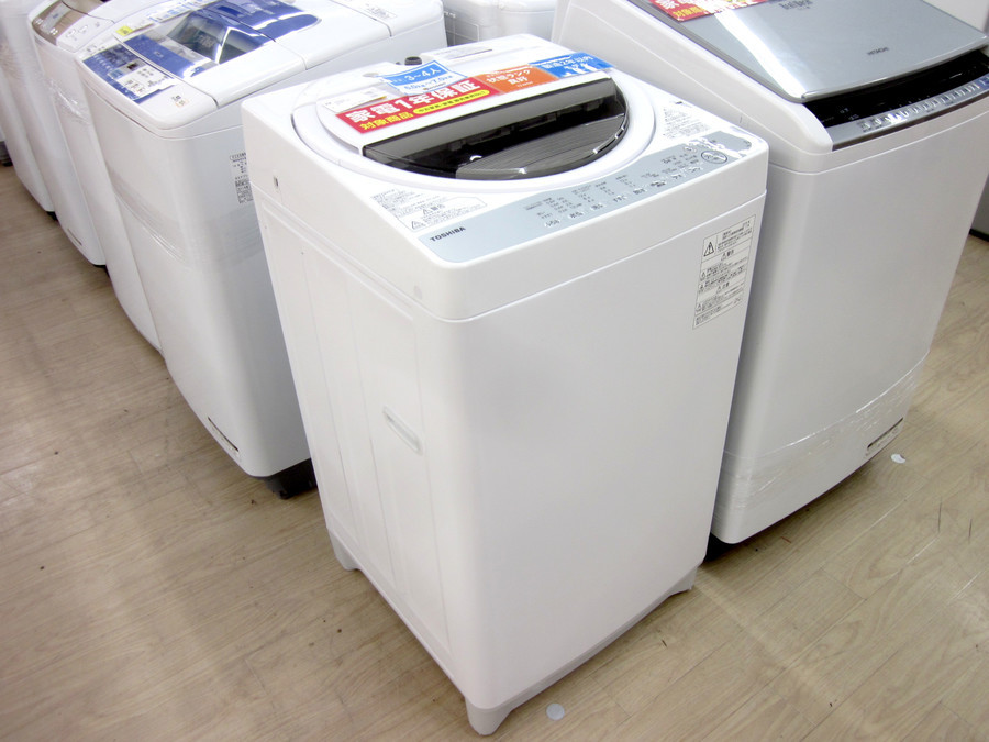TOSHIBA(東芝)の7.0kg全自動洗濯機 AW-7G6 【名古屋徳重店】｜2020年07 