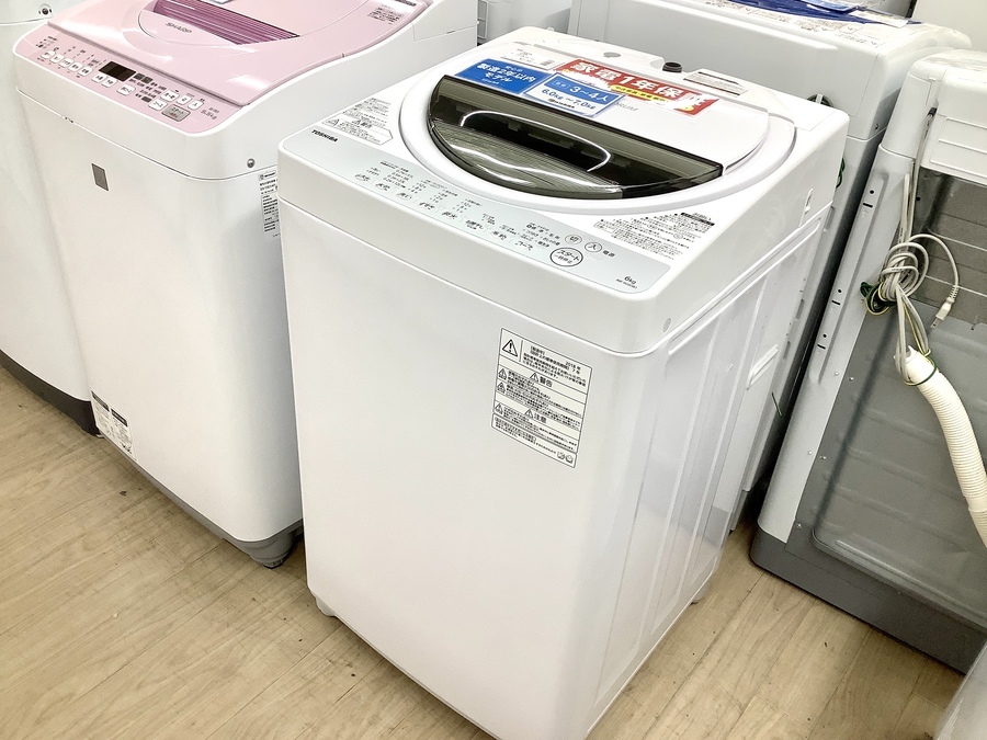TOSHIBA(東芝)の全自動洗濯機 6.0kg AW-6G6【名古屋徳重店】｜2020年10