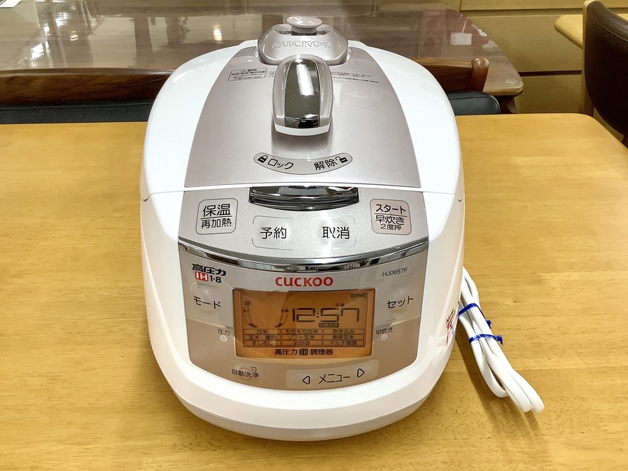 CUCKOO(クック)のIH高圧力発芽玄米炊飯器「CRP-HJ0657F」【名古屋徳重 