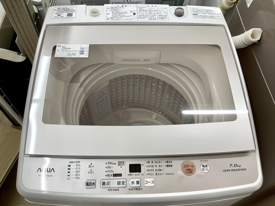 通販 送料 設置無料 中古 大型洗濯機 アクア No.4604 asakusa.sub.jp