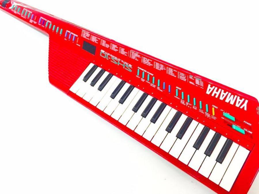 いラインアップ YAMAHA アンティーク 化粧箱付き 本体のみ SHS-10R ショルキー 鍵盤楽器
