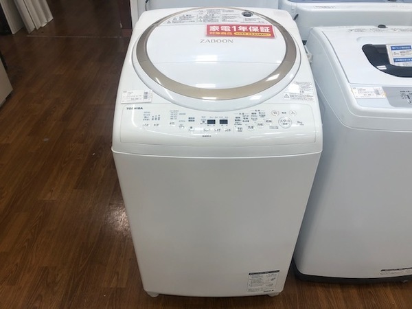 完売 2018年製 TOSHIBA AW-9V6 洗濯乾燥機（洗濯容量9kg） - 洗濯機 