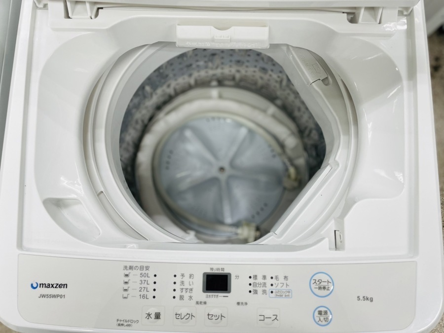 定番の人気シリーズPOINT(ポイント)入荷 全自動洗濯機maxzen JW55WP01 sushitai.com.mx