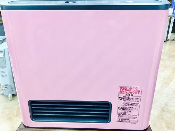【B463】新品未使用　ピンク　ノーリツ　ガスファンヒーター　都市ガス　7～9畳