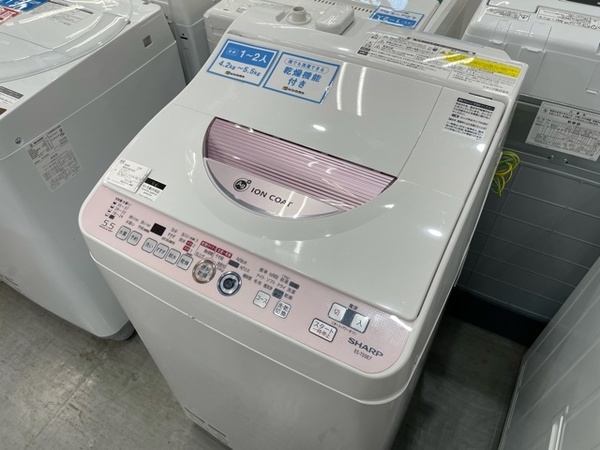 超歓迎 シャープ 洗濯機 簡易乾燥付 2013年製 ホワイト sushitai.com.mx