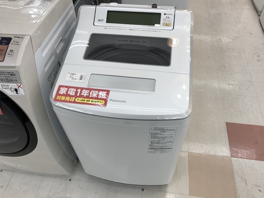 Panasonic 全自動洗濯機 NA-SJFA803、洗濯機色々ご用意してます ...