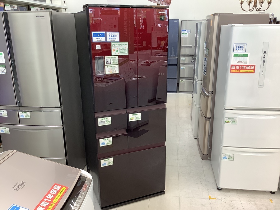 HITACHI【高年式】2018年製 502L シャープ 5ドア冷凍冷蔵庫 SJ-WX50E