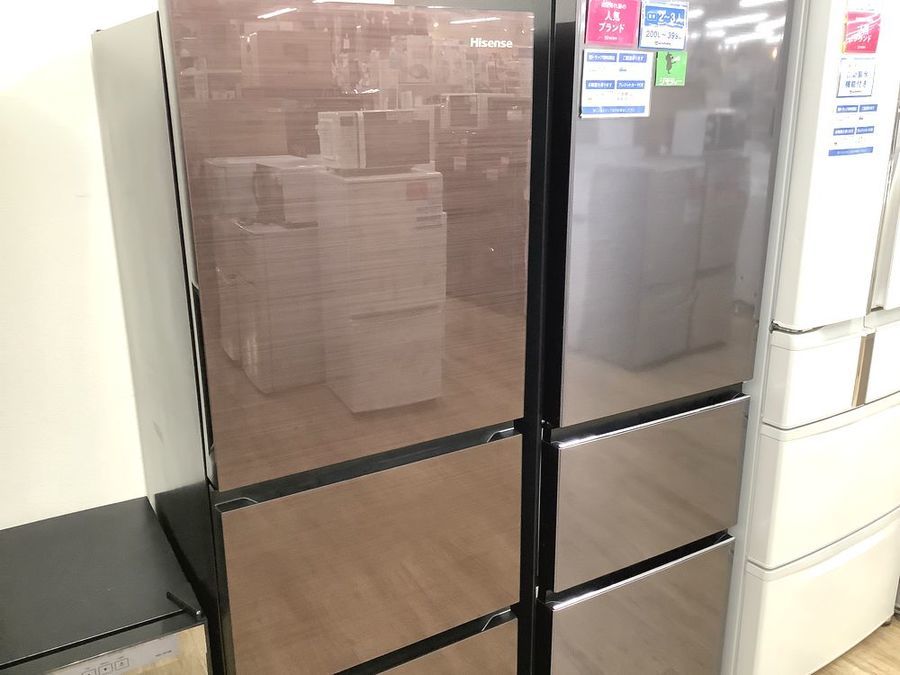 ガラスドアがオシャレでスタイリッシュ Hisense ハイセンス の３ドア冷蔵庫が入荷いたしました 東大阪店 21年04月04日