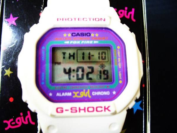 X-GIRL（エックスガール）とG-SHOCK（ジーショック）のコラボ腕時計が 