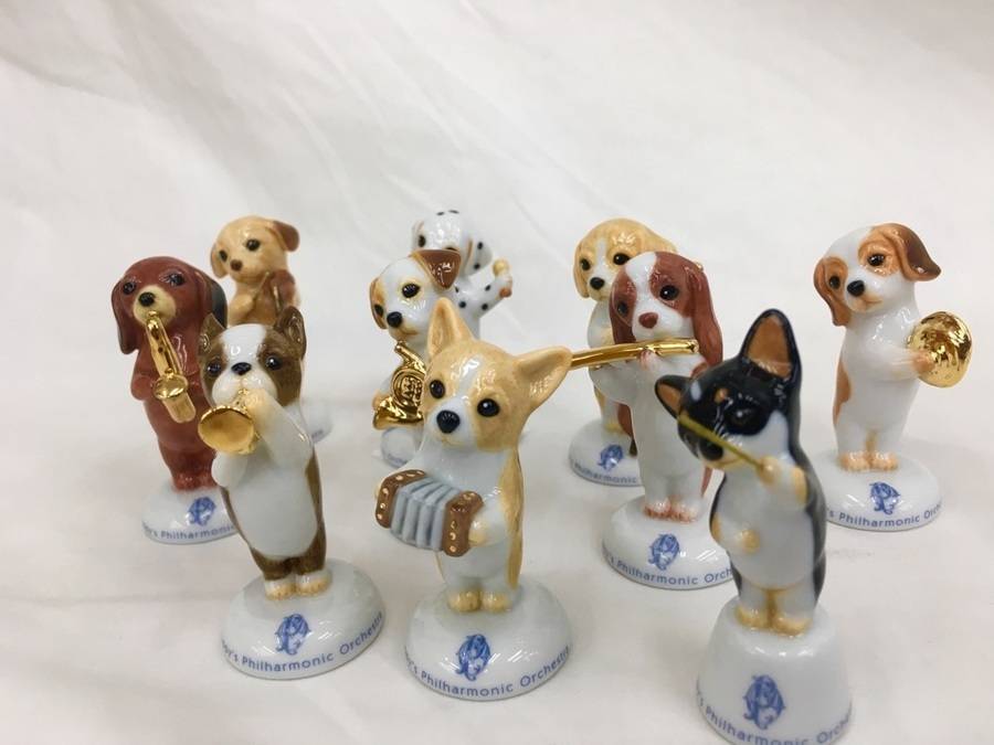 SETO CRAFT セトクラフト パピーズオーケストラ 犬の音楽隊 6体セット