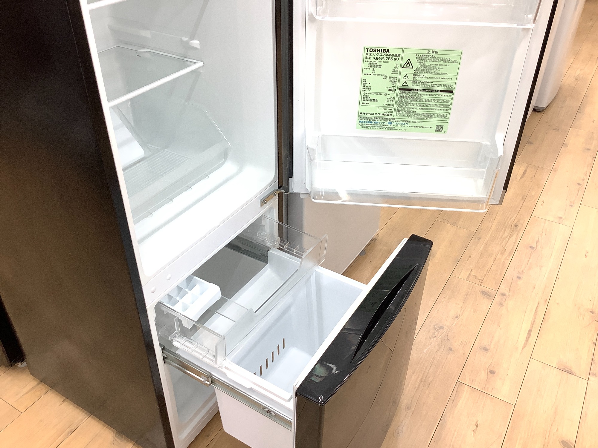 黒色2ドア冷蔵庫！！TOSHIBA(東芝)2018年製のご紹介です！！！！｜2023 